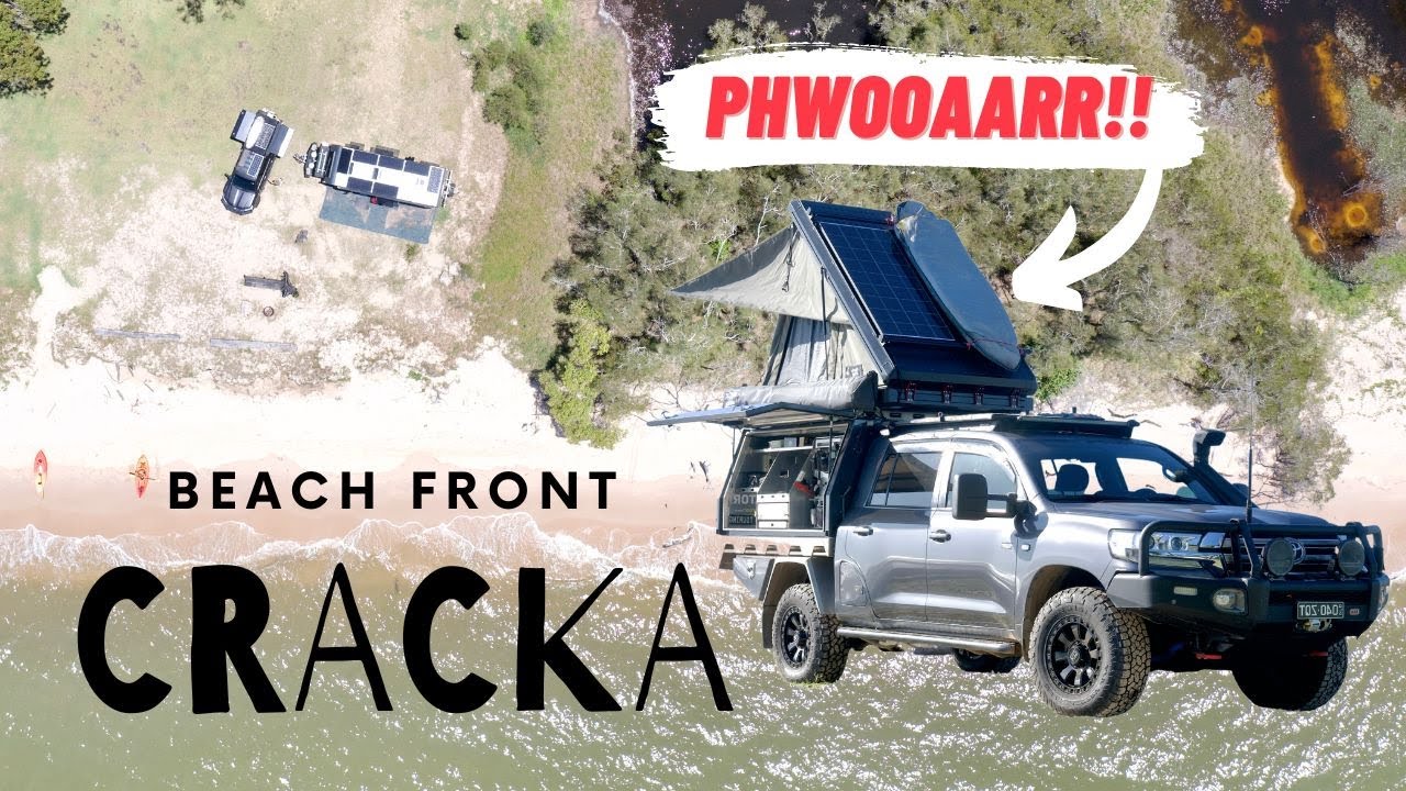 A Beachfront Cracka & Epic Bush Camp on QLD roadtrip & Aircon in a Rooftop Tent  Roadtrip Australia.