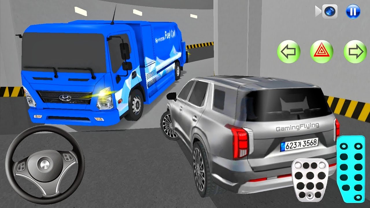 New Fuel Truck Stuck in Parking Garage - 3D Driving Class - 3D Driving Class Game - Car Game
