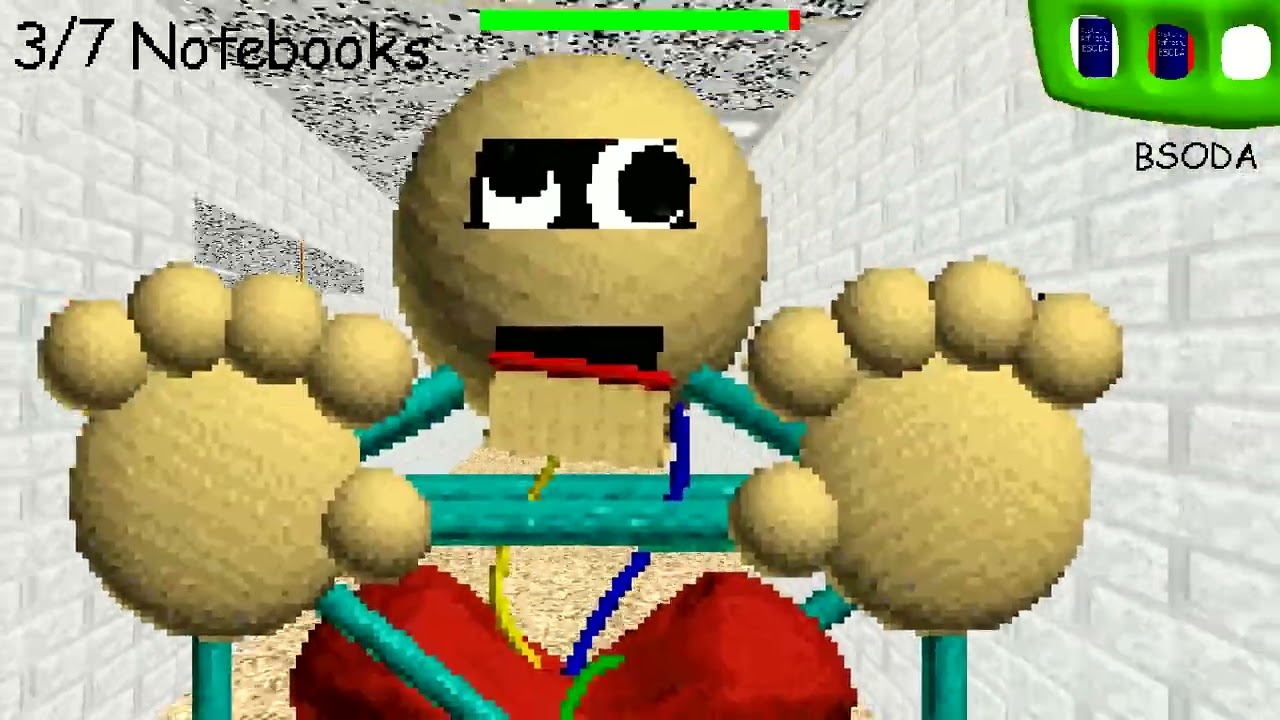 Baldi Has Realistic Hands (Baldis Basics Mod)