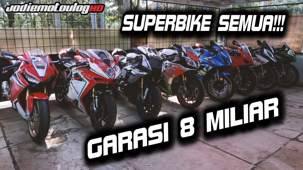 GARASI IMPIAN ISINYA SUPERBIKE SEMUA!!!!