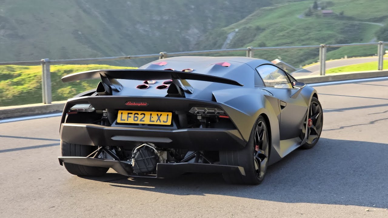 This is the World's First Street Legal Lamborghini Sesto Elemento by Lanzante in Switzerland 