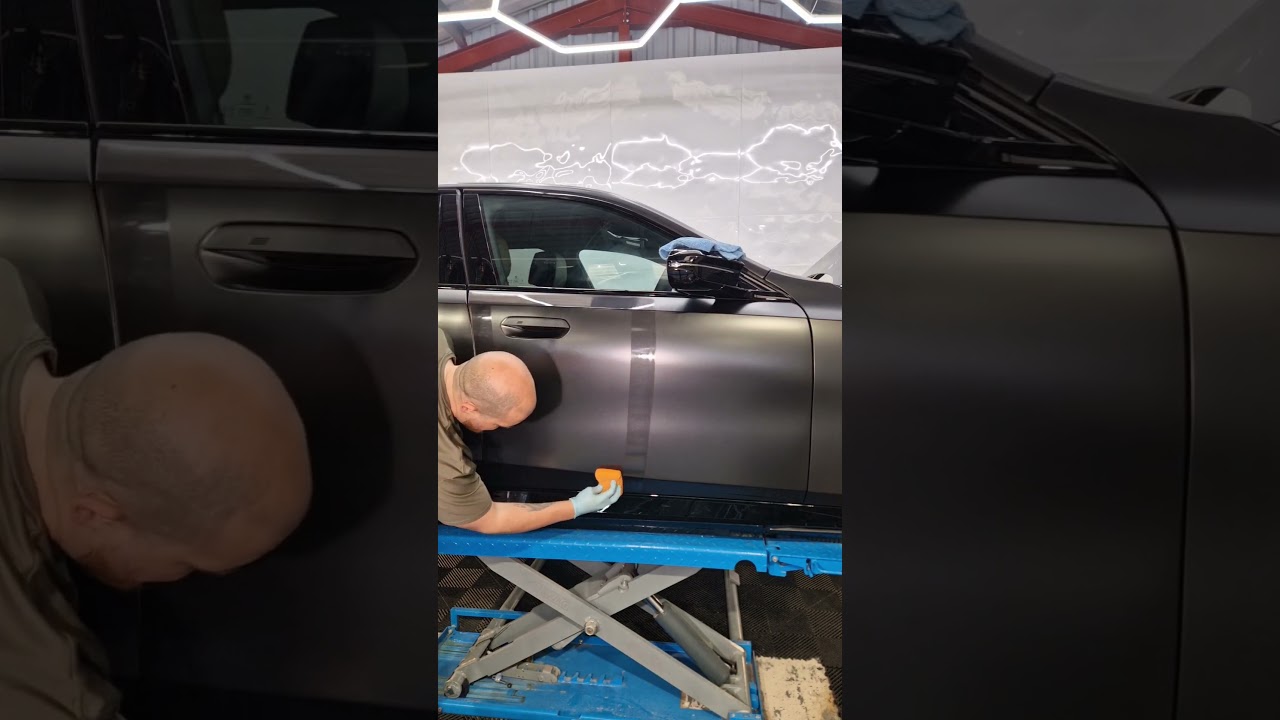 Ceramic coating on Matte Paint  #detailing