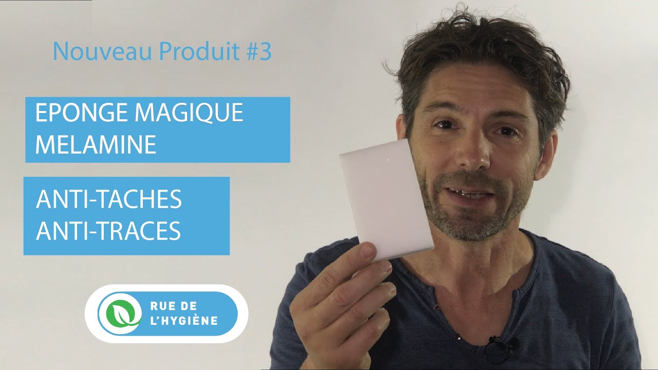 Présentation de l'éponge magique MELAMINE : anti-tâches, anti-traces ! 🧽️