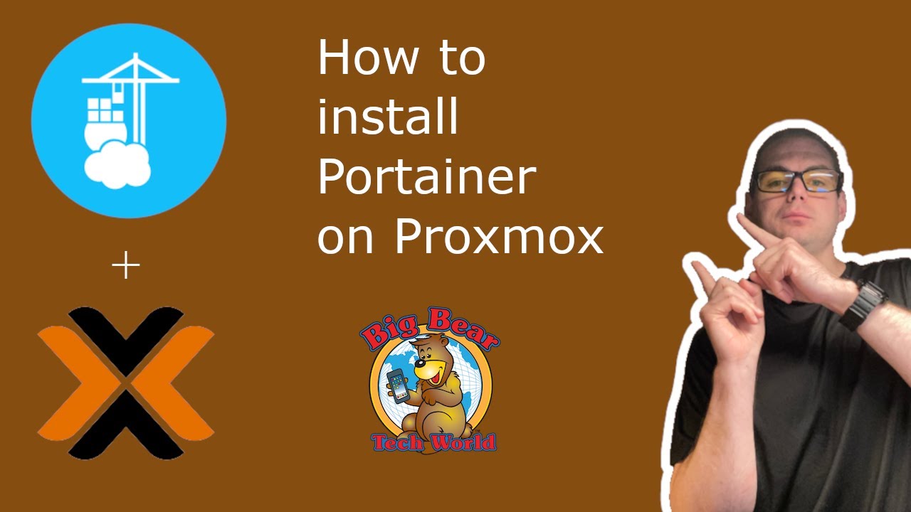 Установка портейнера на Proxmox