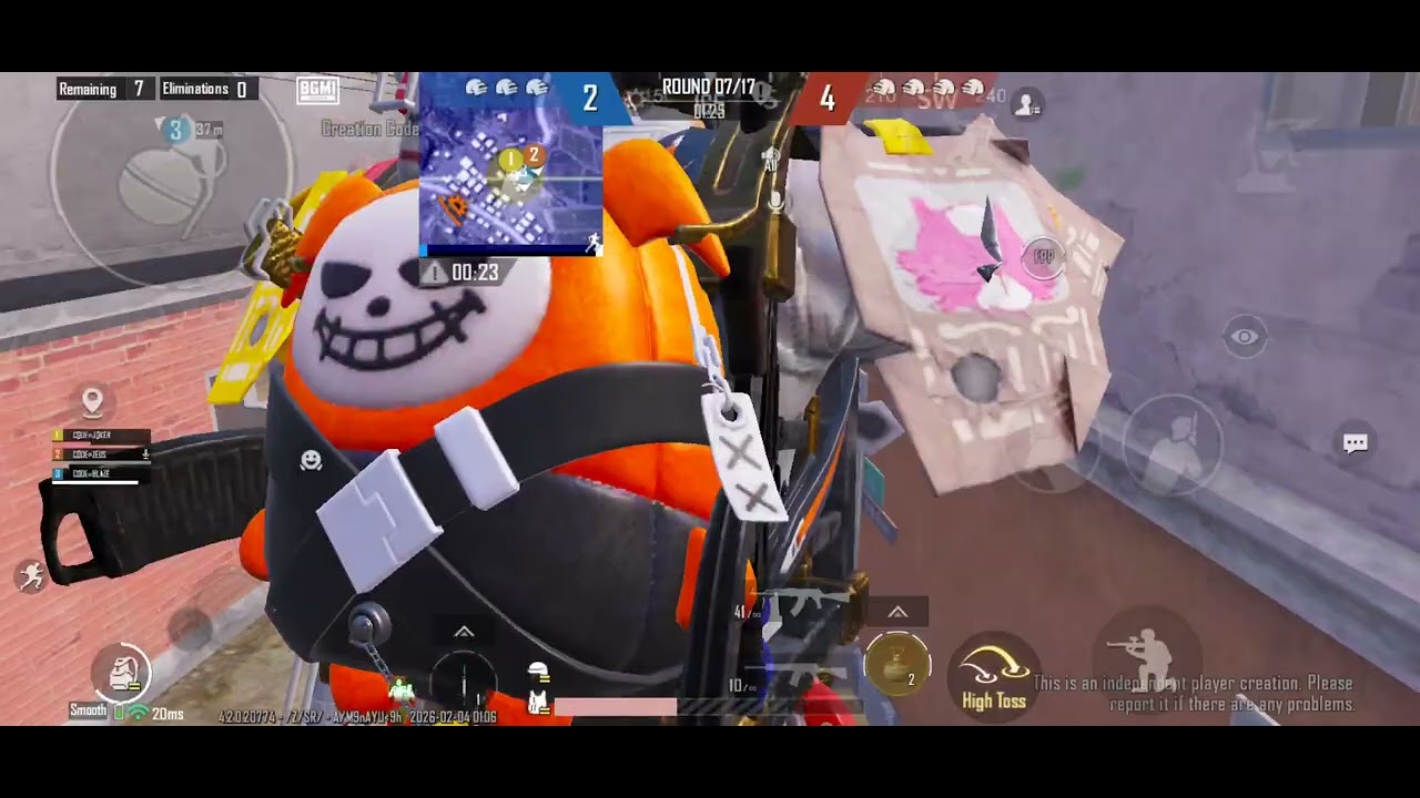 Blaze Zeus Joker vs Virus Beast Dhara Falcon 3 v 4 GG #bgmi #wow 