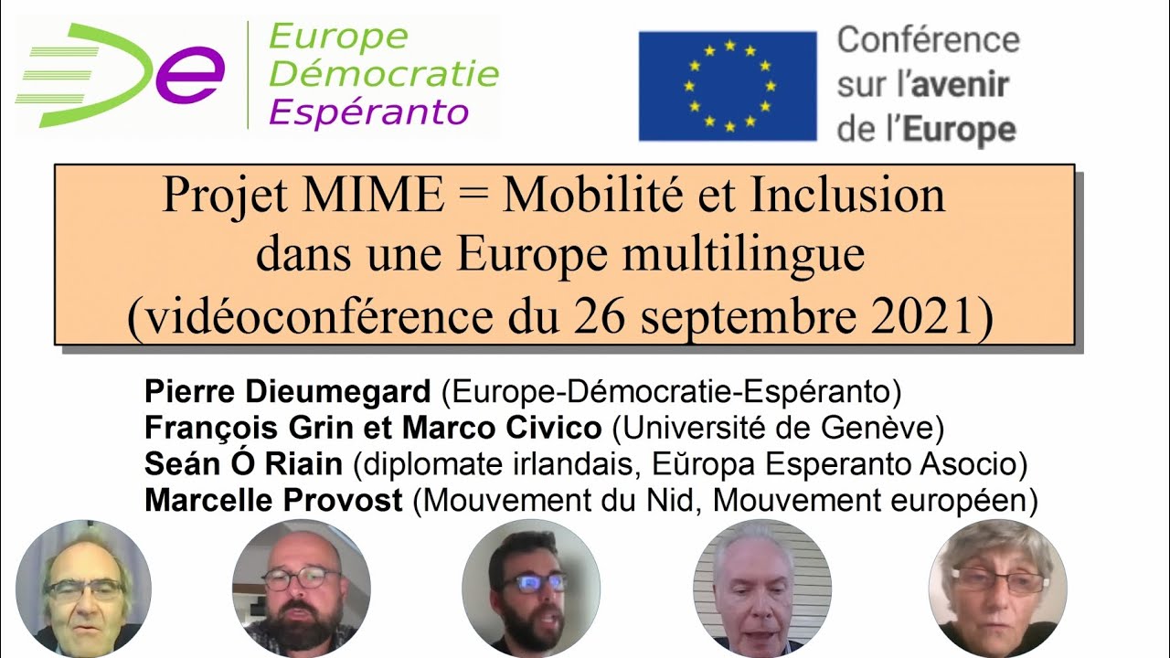 Projet MIME : Mobilité et Inclusion dans une Europe Multilingue