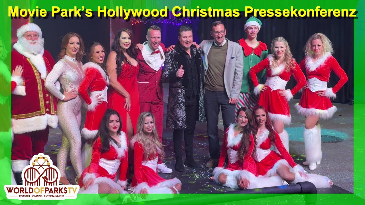 Movie Park’s Hollywood Christmas (Neuheit 2023) Movie Park Germany - Pressekonferenz 30.11.2023