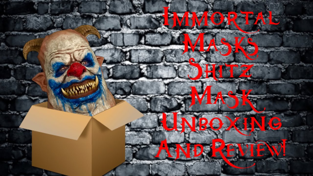Immortal Masks Shitz Mask Unboxing!