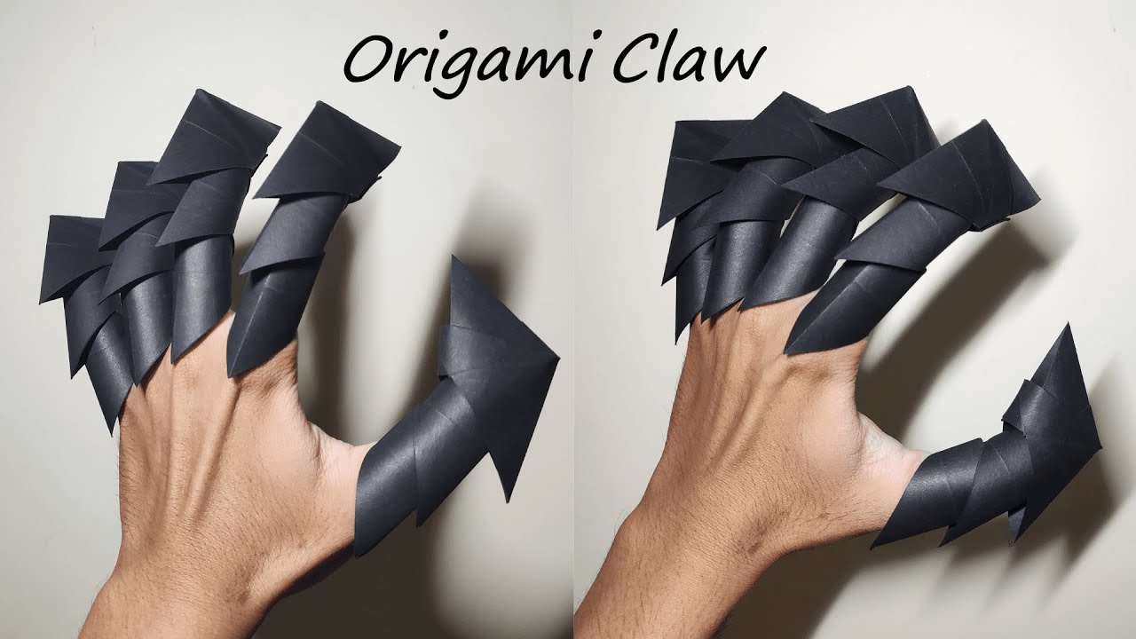 How to make paper dragon claw | Origami dragon claw