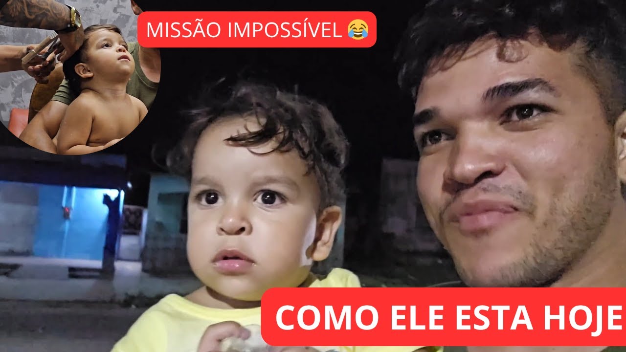 MALAQUIAS MOSTRA SEU FILHO BERNARDO E LEVA NO BARBEIRO @ElizeuSilvaTV