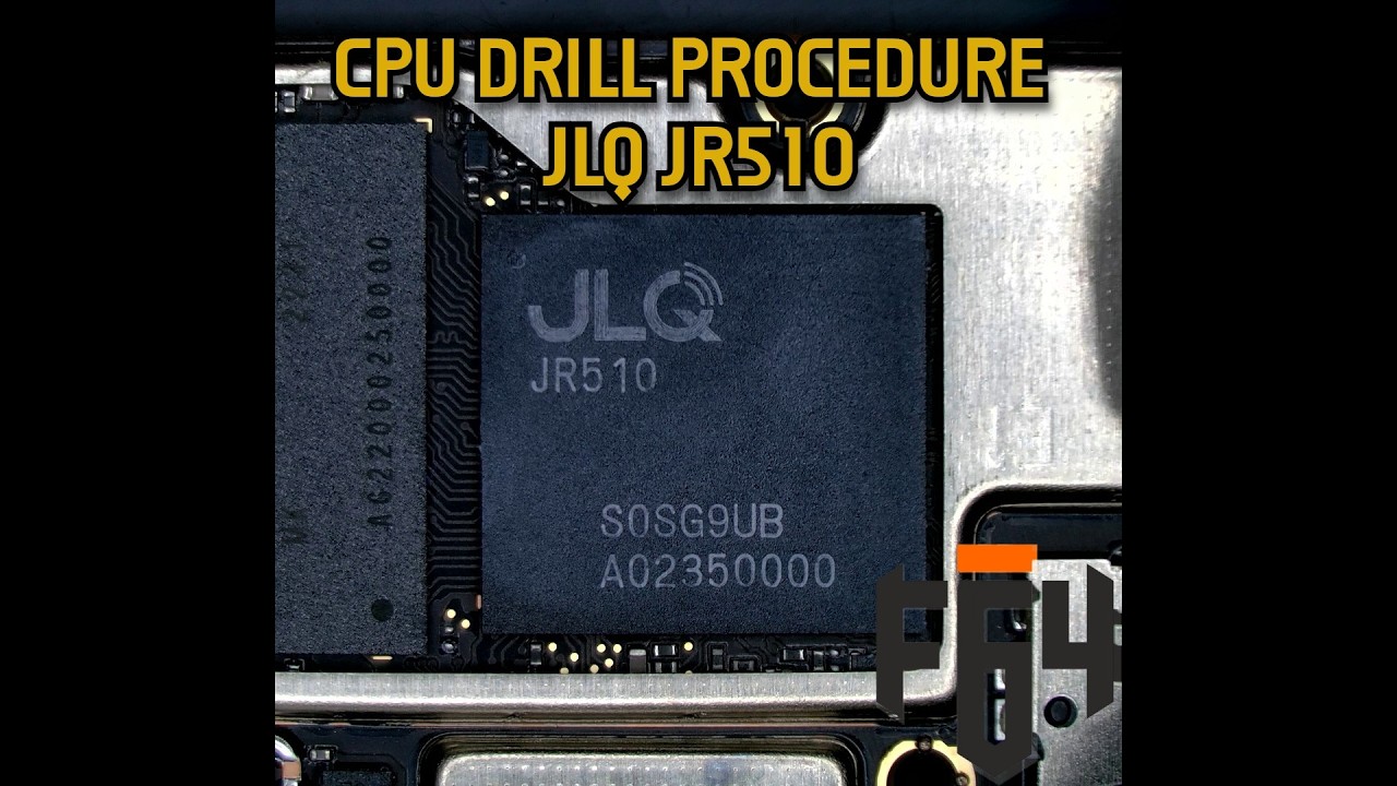 CPU DRILL PROCEDURE  JLQ JR510 #f64 @THE FONE FIX