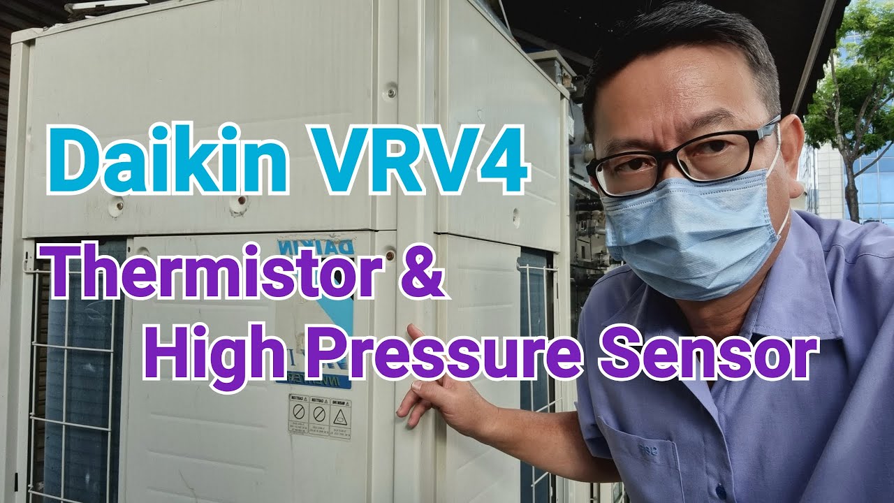 Daikin VRV4 | Показания термистора и датчика высокого давления конденсаторного блока | Ошибки E3,...
