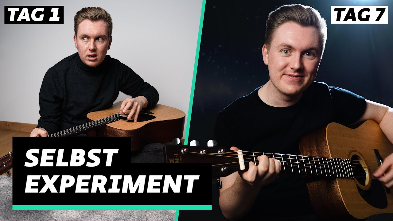 Gitarre lernen in 7 Tagen - Selbstexperiment
