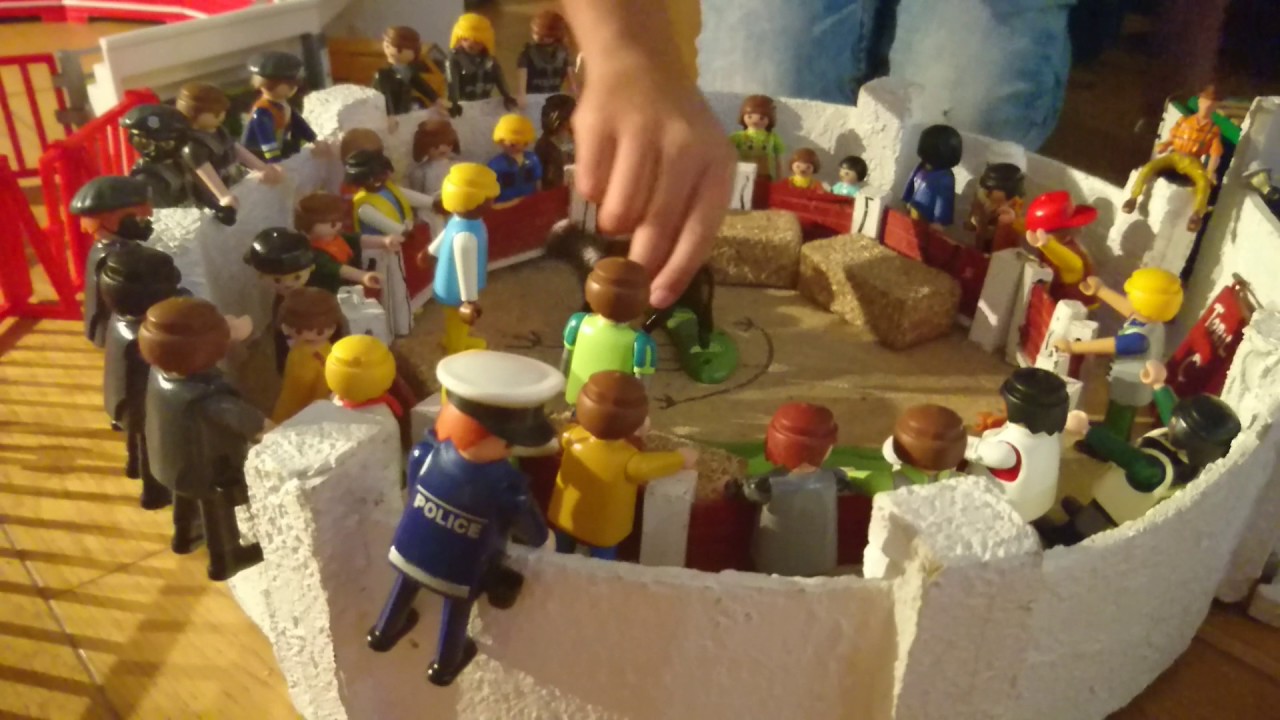 Course taureaux Playmobil