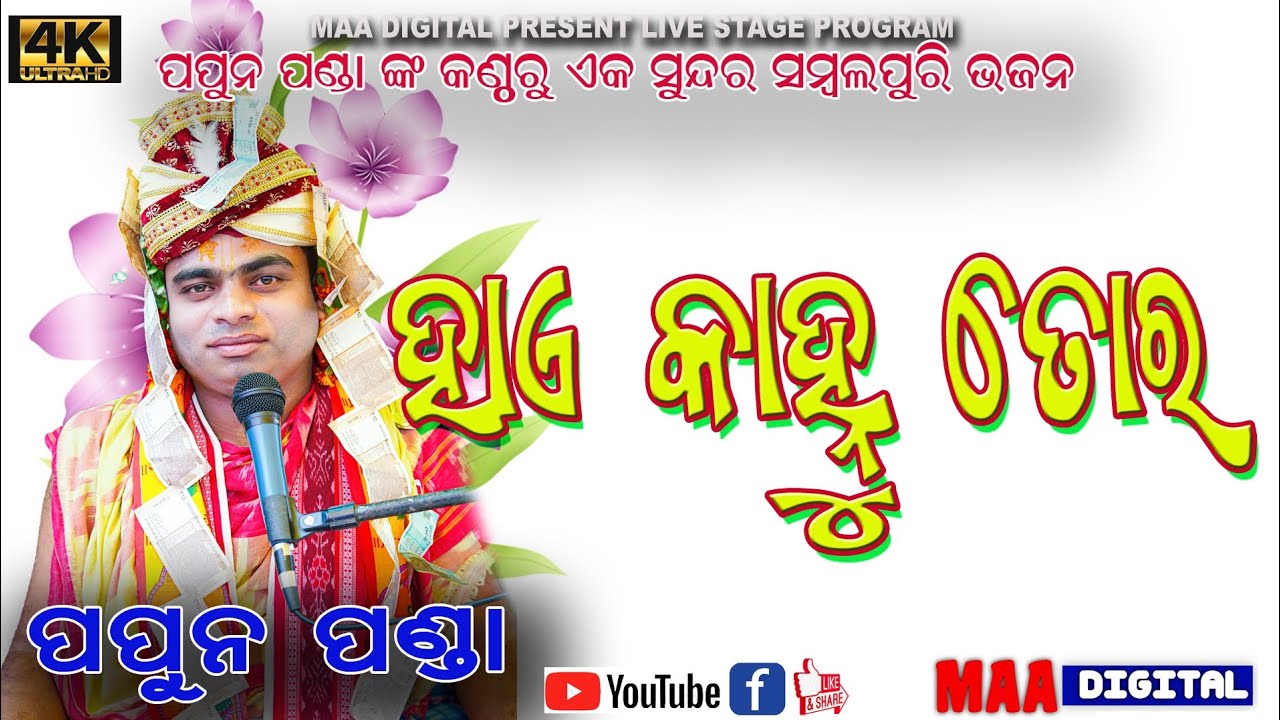 HAE KANHU TOR BAISI SURA ।। ହାଏ କାହ୍ନୁ ତୋର ବଇଁଶୀ ସୁର #maadigital #PapunPanda8260887751