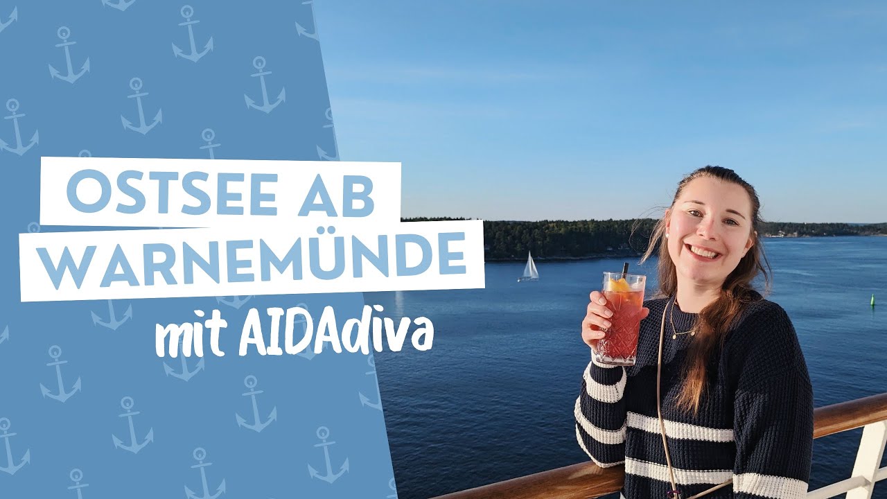 Ostsee ab Warnem&uuml;nde mit AIDAdiva