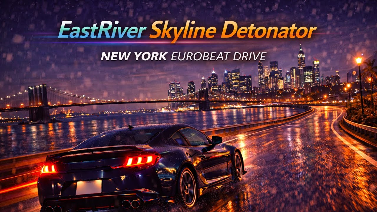 【ニューヨークユーロビート】EastRiver Skyline Detonator | New York EUROBEAT DRIVE
