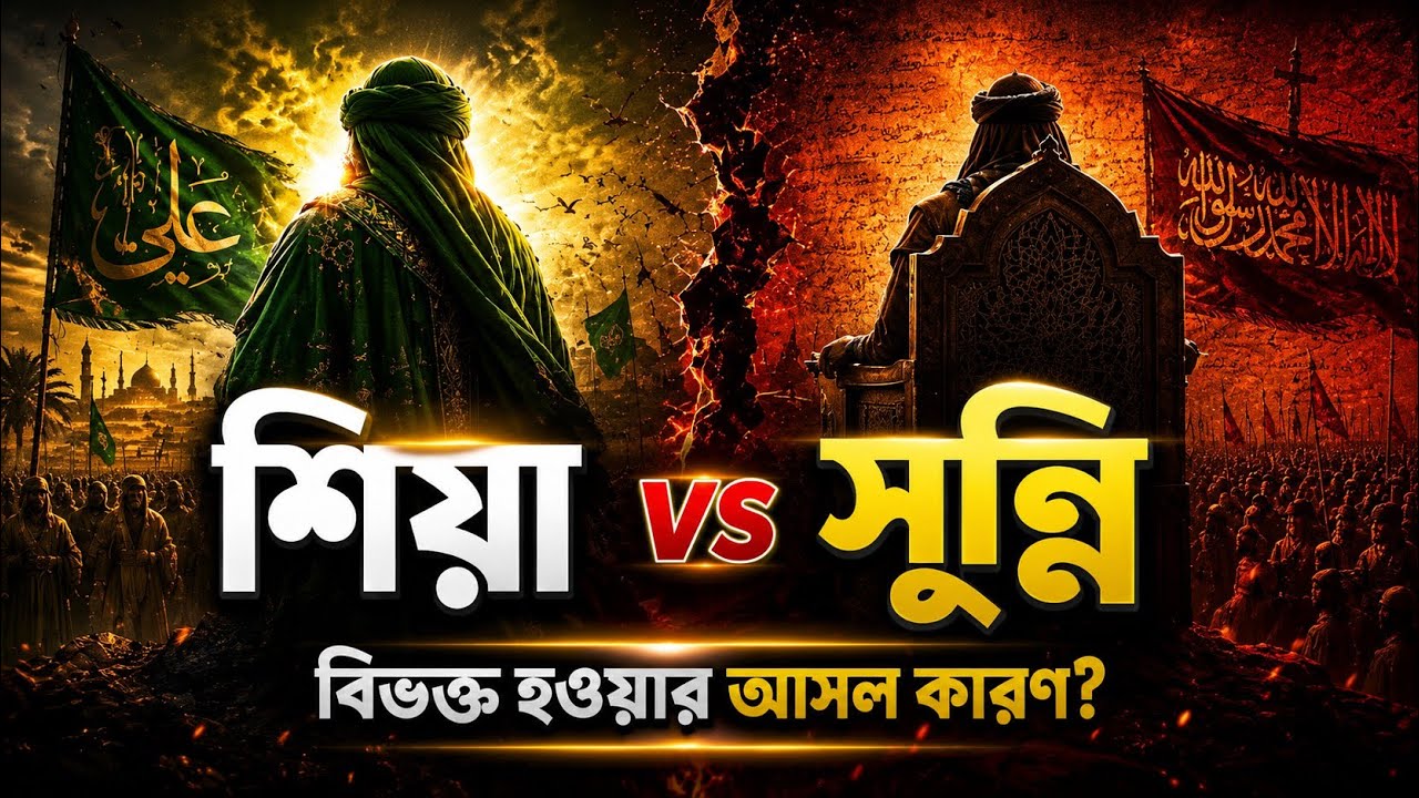 🔥শিয়া-সুন্নি দ্বন্দ্বের আসল ইতিহাস! ১৪০০ বছর আগের সেই রক্তমাখা অধ্যায় | Shia Vs Sunni full History