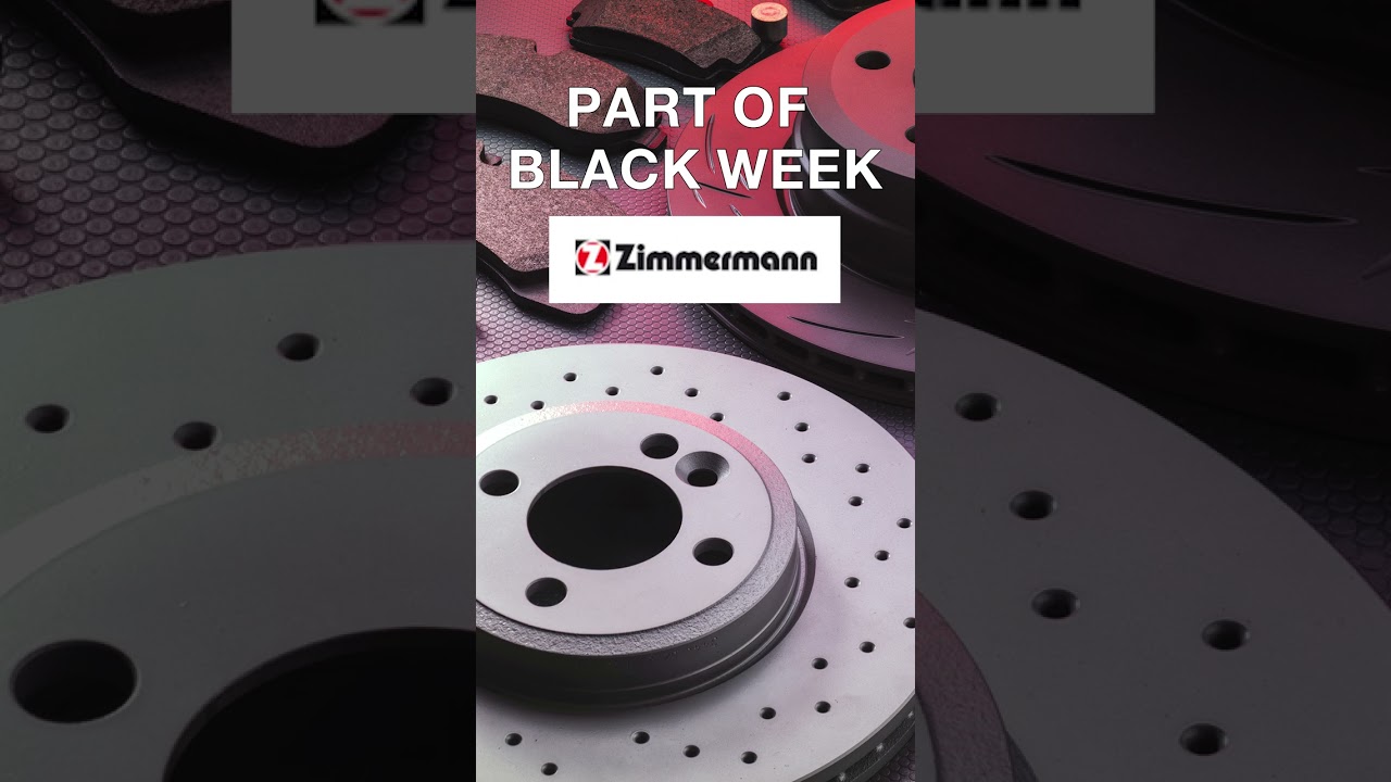 🔥 Zimmermann Brake Upgrade — Black Week up to 50% OFF all aftermarket parts at Schmiedmann! 🔥