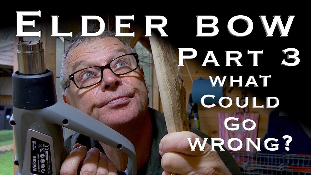 Making an Elder Bow. We Need to Talk  Shortening & Heat Straightening the Bow Part 3