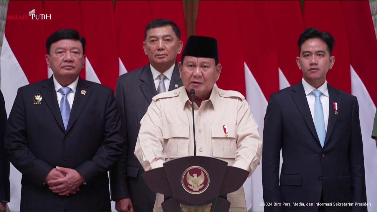 LIVE: Keterangan Pers Presiden Prabowo, Pangkalan TNI AU Halim Perdanakusuma, 17 Desember 2024