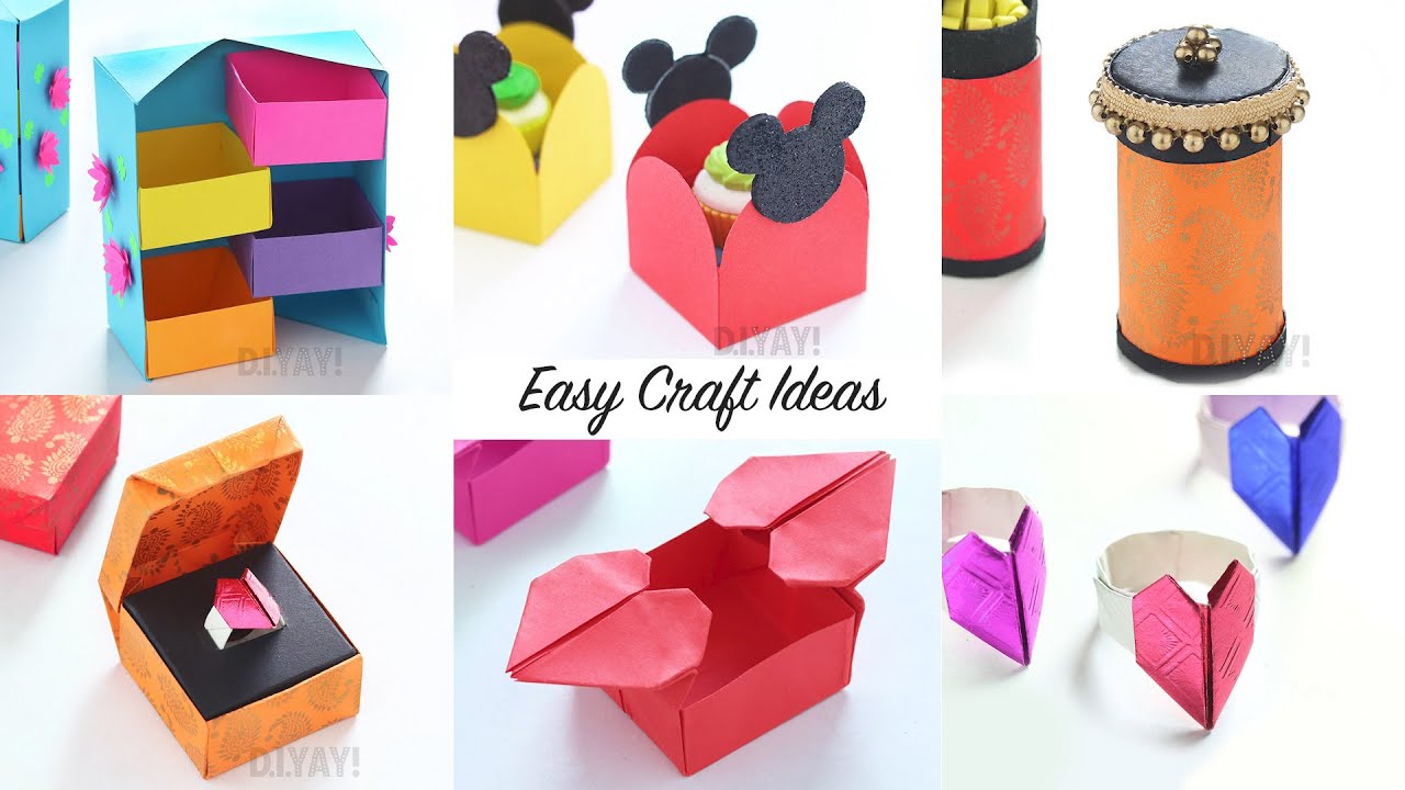 6 EASY CRAFT IDEAS | Craft Ideas | 6 Easy Gift Ideas
