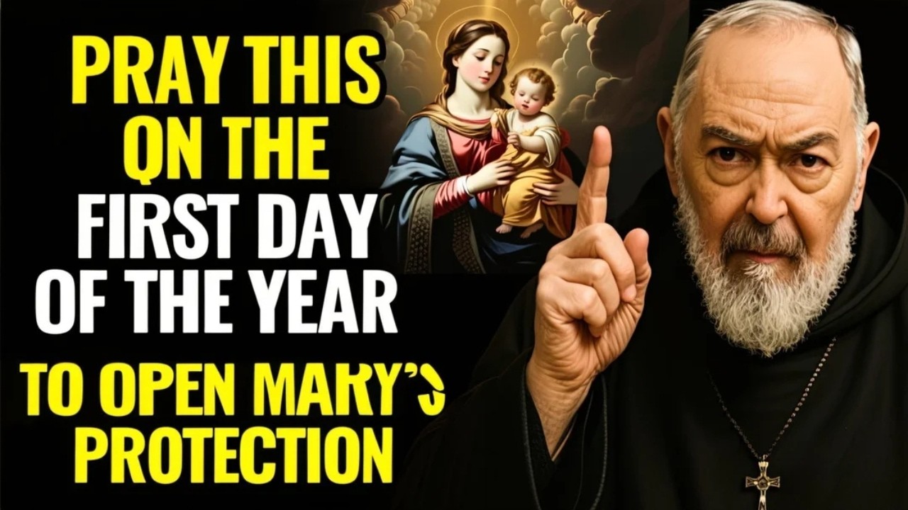 Padre Pio: Se preghi questa preghiera il 1° gennaio, Maria camminerà con te tutto l’anno