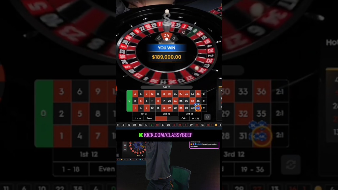 ROULETTE HUGE WIN.. 