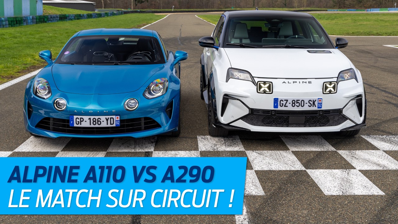Essai Alpine A290 vs Alpine A110 sur circuit : tour chrono, drag race, autonomie, on vous dit tout !