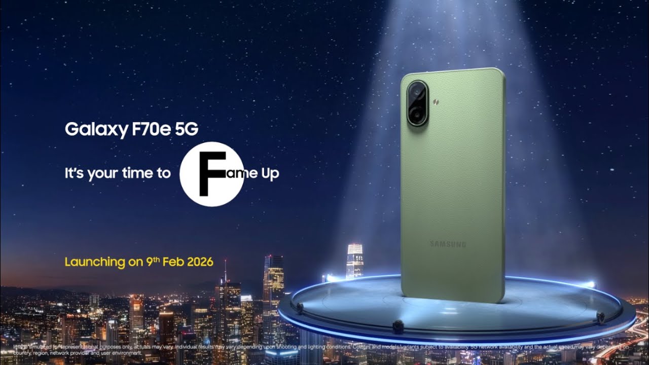 Presenting Galaxy F70e 5G | Samsung