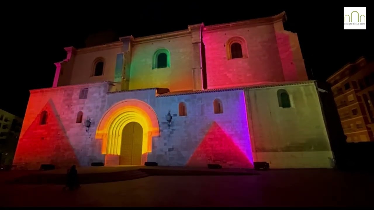 La Catedral de Albacete se llena de luz y color para homenajear a la Virgen de Los Llanos
