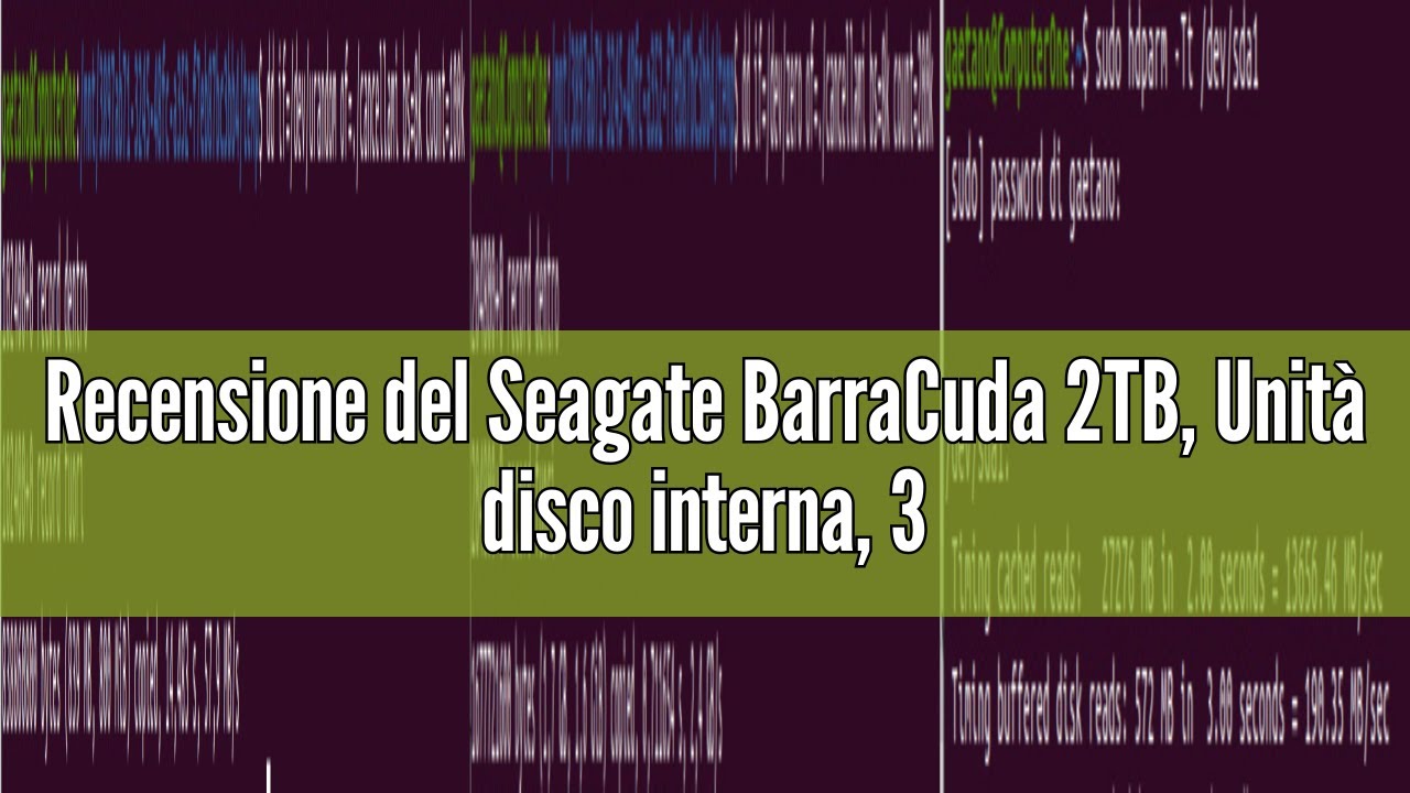 Recensione del Seagate BarraCuda 2TB, Unit&agrave; disco interna, 3.5
