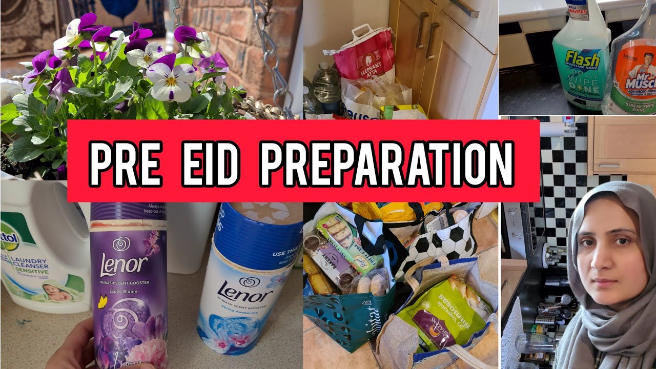 Pre Eid preparation||Eid se Pehly kitchen ko deep Clean ker lia||Grocery Shopping|| Days in Ramadan🌙