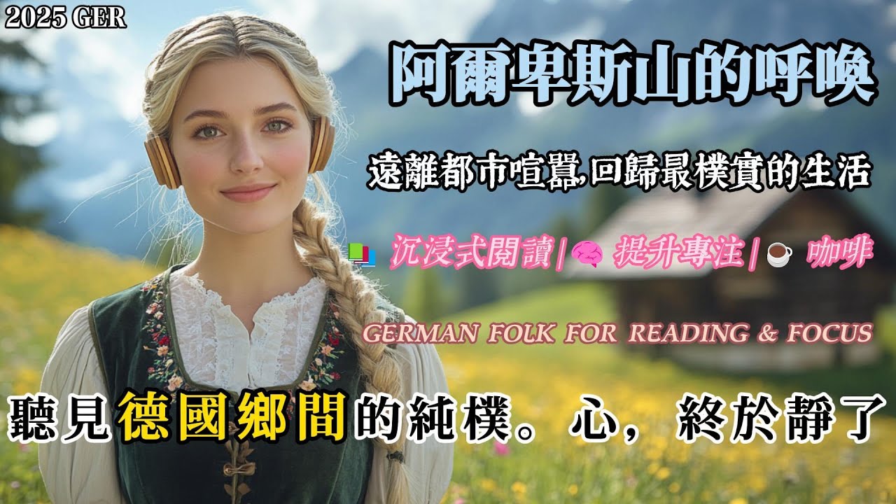 【安靜的两小時】德國人是怎麼放鬆的？一種有秩序的極致寧靜｜不浮躁、不煽情，只有純粹的音樂｜讓大腦恢復條理｜Relaxing German Music
