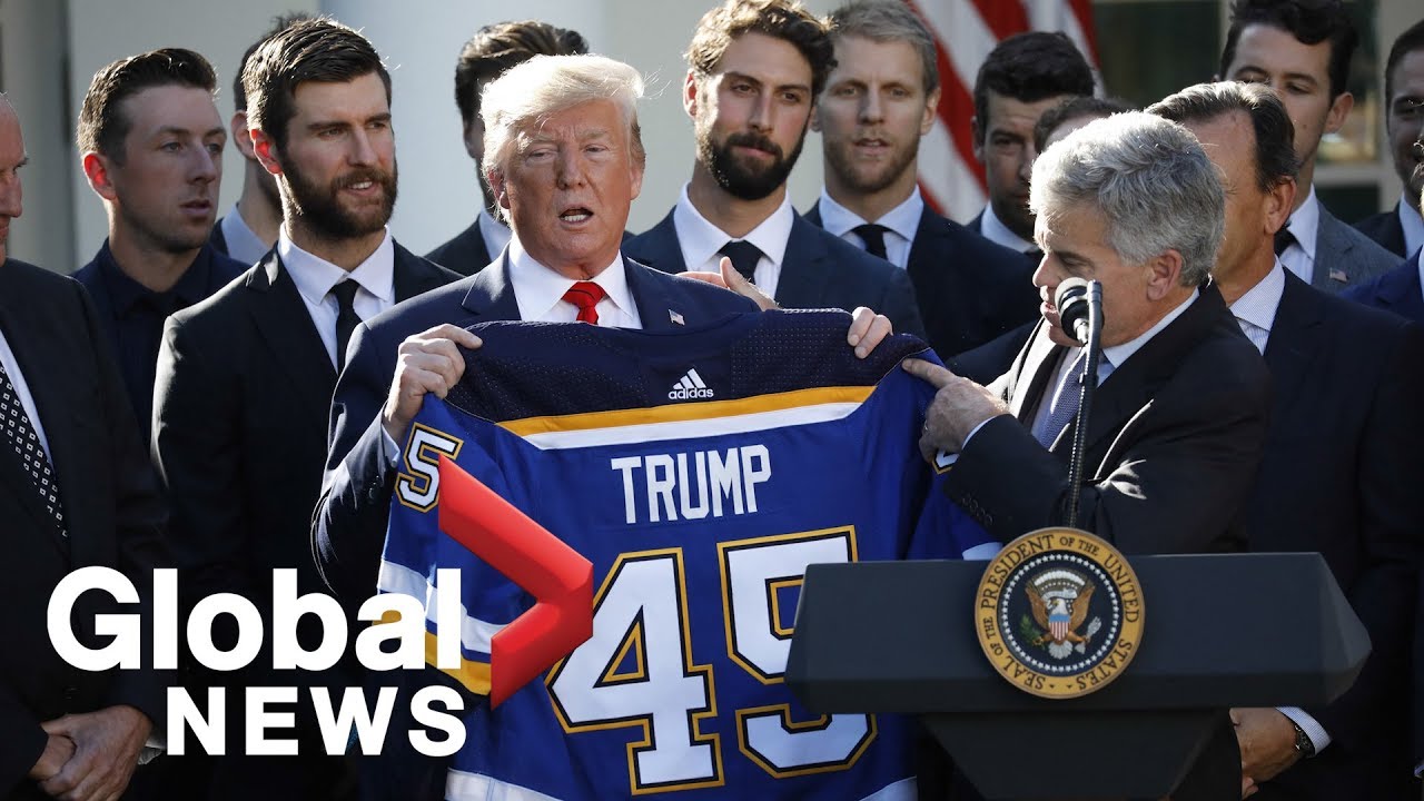 Trump honours Stanley Cup Champion St. Louis Blues at White House