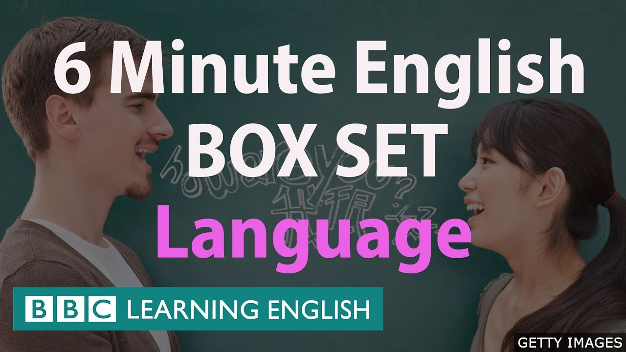 BOX SET: 6 Minute English 'Language' English mega-class! One hour of new vocabulary!