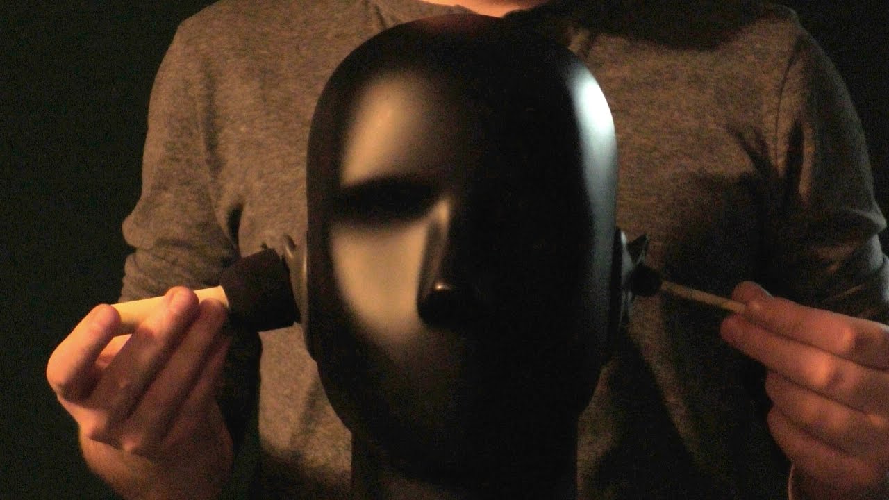 Sounds foam, a brush sounds  Dummy Head ASMR