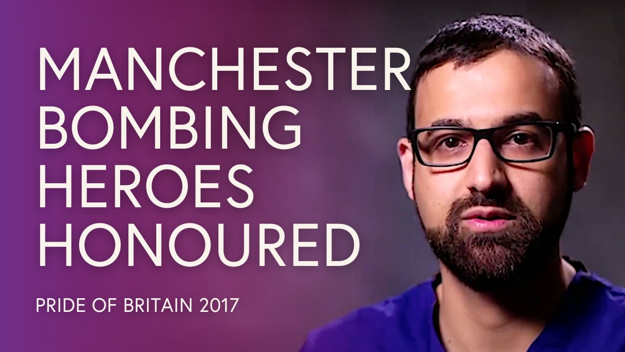 Manchester Arena Bombing: Honouring the Brave First Responders |  Pride of Britain 2017