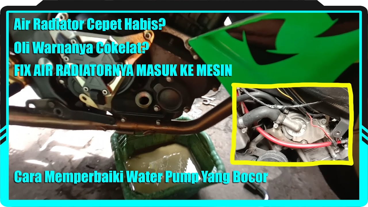 Tutorial Ganti Seal Water Pump R15 | Seal Water Pump Bocor, Air Radiator Masuk Ke Mesin