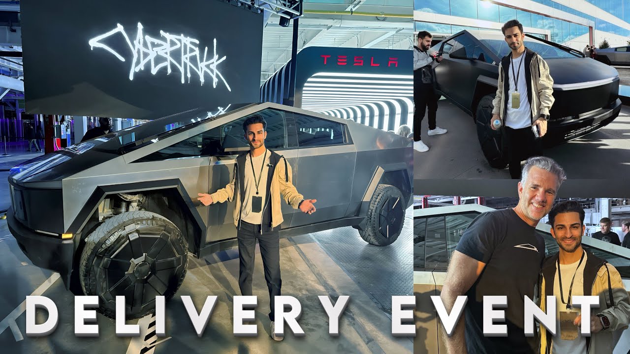 TESLA CYBERTRUCK DELIVERY EVENT! 🔥 My Experience + Giga Factory Tour