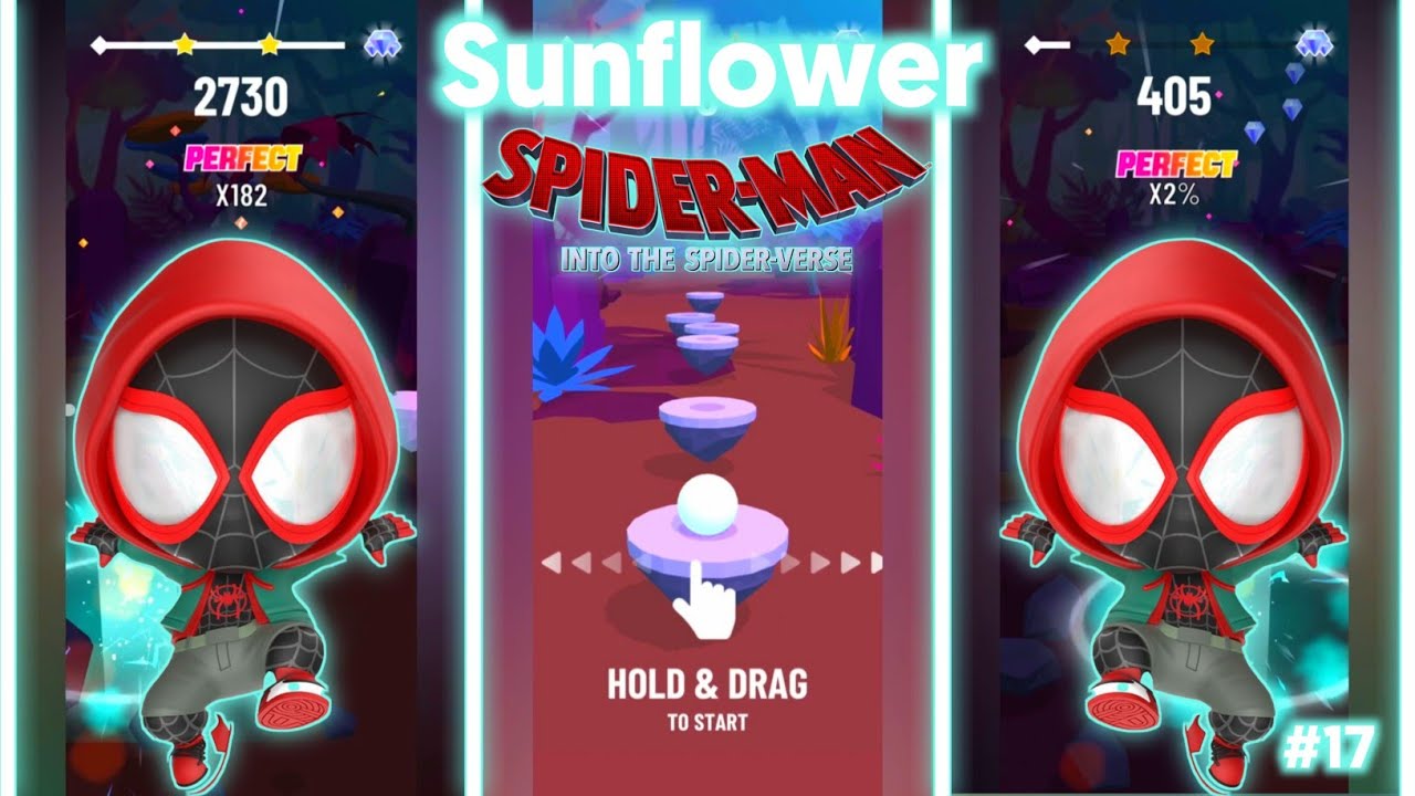 Hop Ball 3D | Sunflower - Post Malone (Spider-Man: Into the Spider-Verse)  | BeastSentry