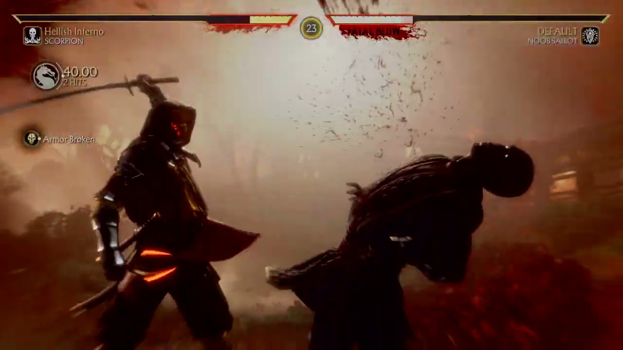 MK11 - Scorpion vs Noob Saibot | PS4 Gameplay
