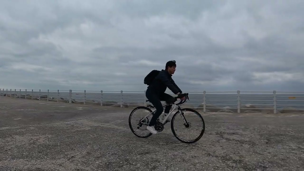 자전거 라이딩 with DJI Ojmo360 카메라 in 강릉