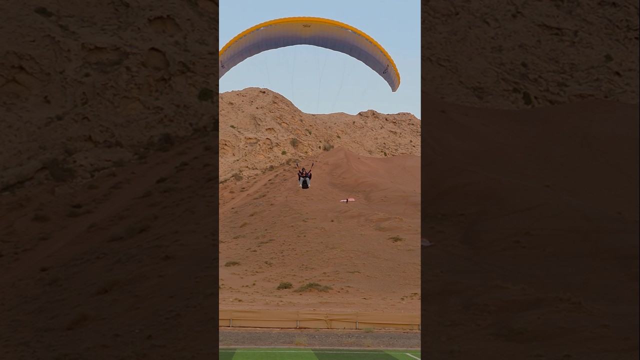 Tandem Flight Landing | Paragliding Adventure | Paragliding World #paraglidingworld