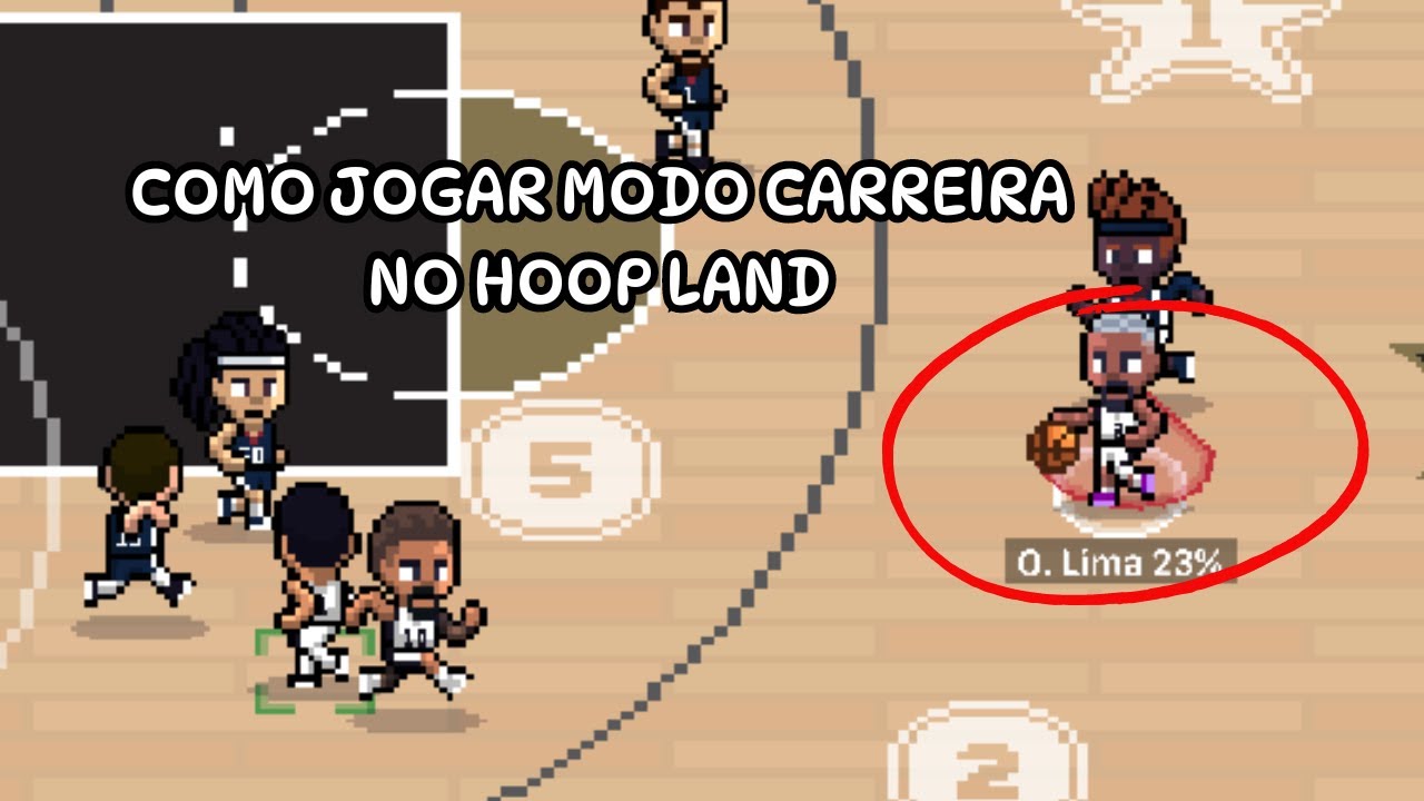 COMO JOGAR MODO CARREIRA NO HOOP LAND - TUTORIAL SIMPLES E SEM CORTES