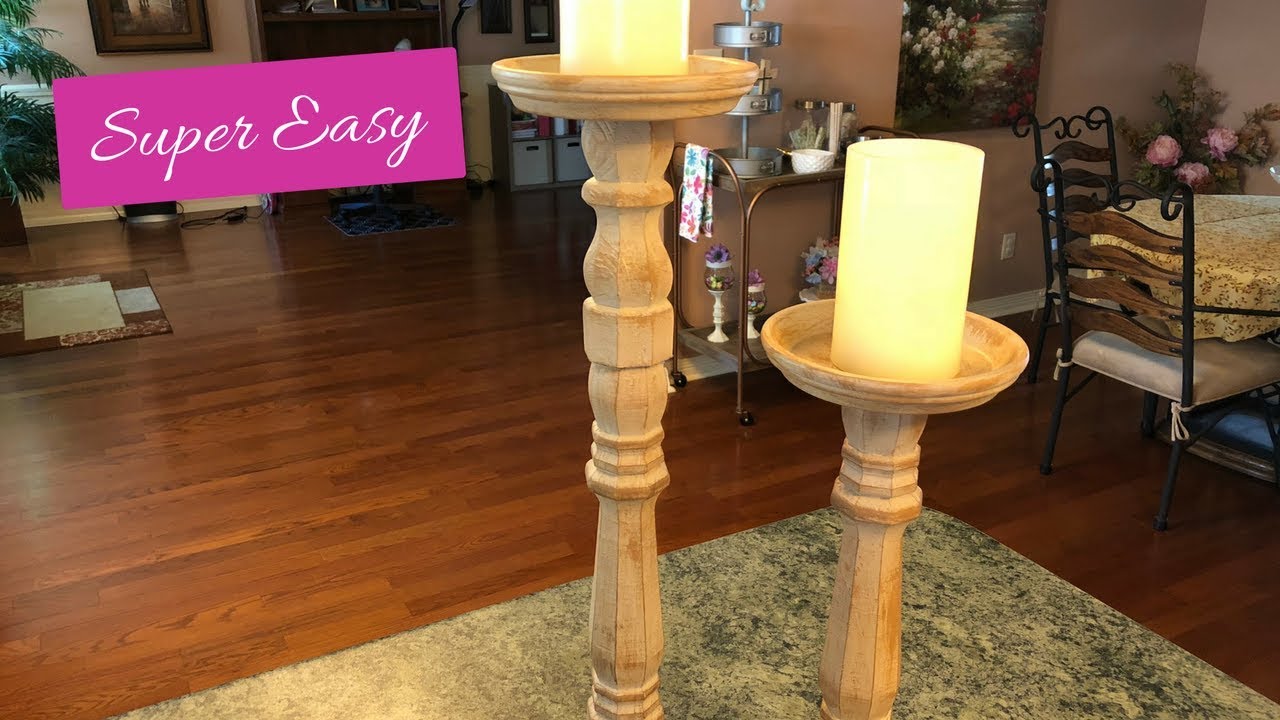 Farmhouse Tuscan DIY Candleholders
