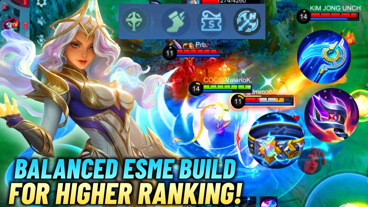 A BALANCED BUILD FOR ESMERALDA IF YOU’RE AT HIGHER RANKING LIKE GLORY | Valesmeralda | MLBB