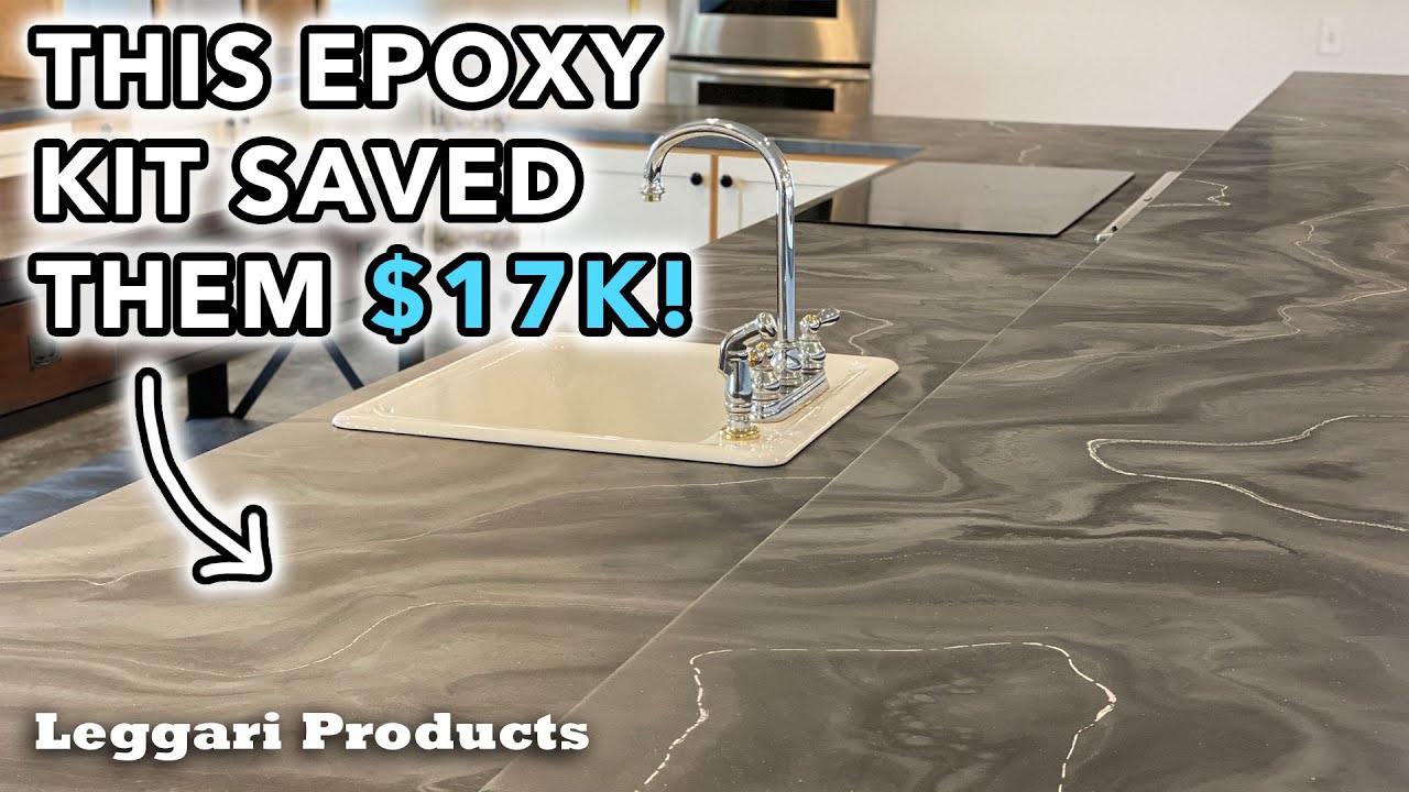 How To Install A Leggari Stone Kit Over Old Kitchen Laminate Countertops | DIY Friendly Step By Step