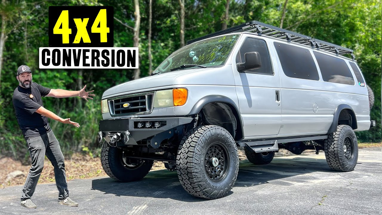 Off-Road Church Van gets the Finishing Touches! Bumpers, Winch, Wheels, & Tires