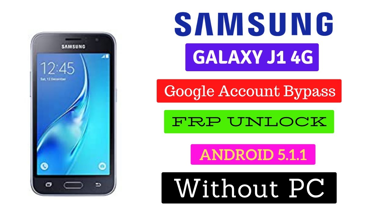 Samsung J1 4G J120 FRP Bypass Without PC تخطي حساب جوجل | Google Lock Remove 5.1.1